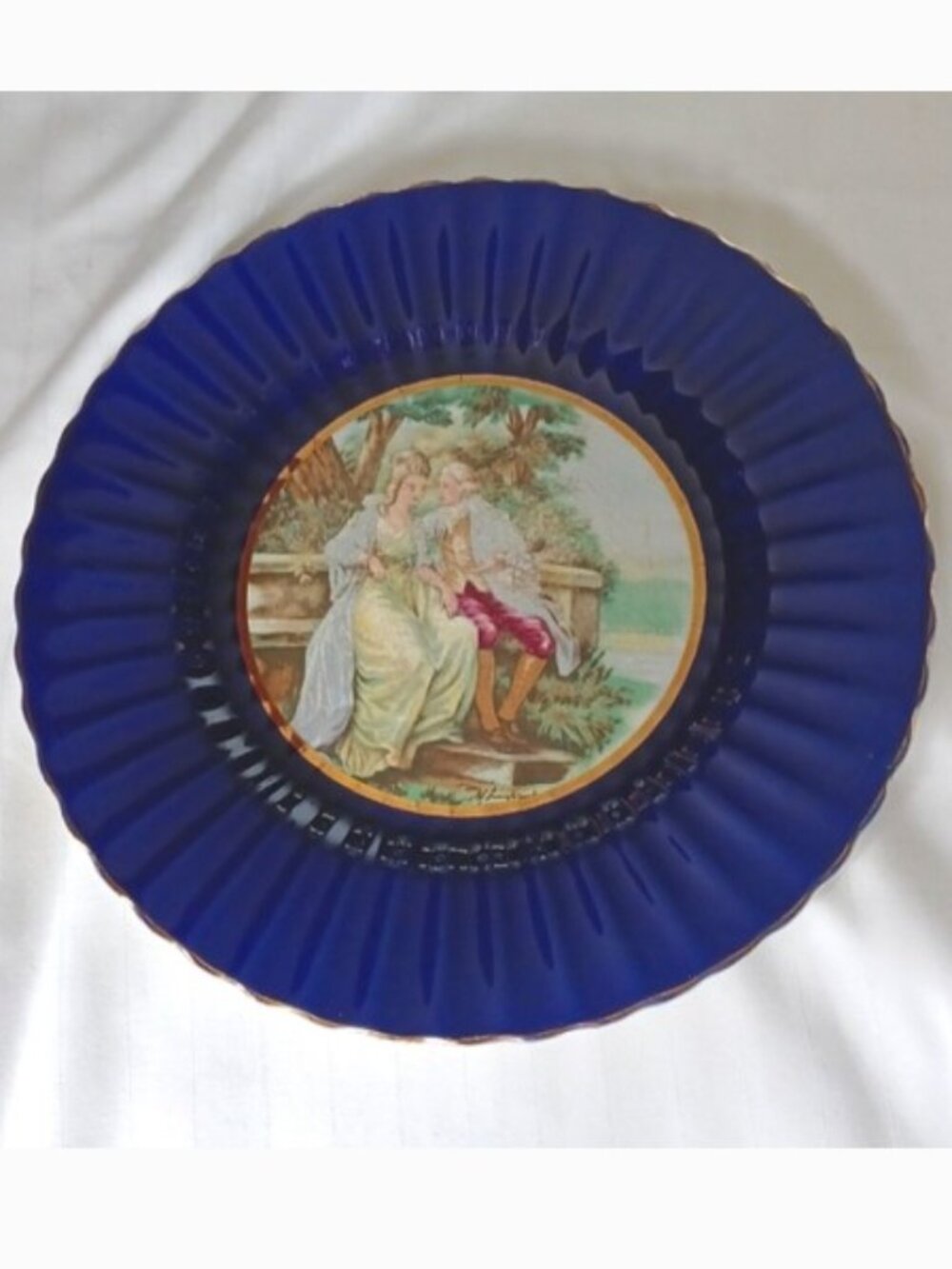 Vintage Royal Victoria Wade England Pottery Decorative Plate